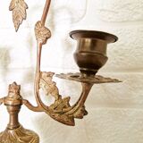 Pair of old XlX th century Napoleon III style candlesticks
