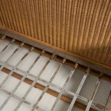 Vintage rattan sofa bed