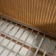 Vintage rattan sofa bed
