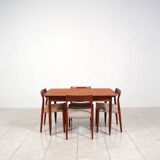 Table à manger extensible en teck par Wiesner & Hager, Autriche