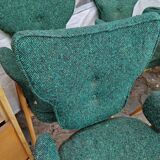 Set of 4 Roger Landault armchairs