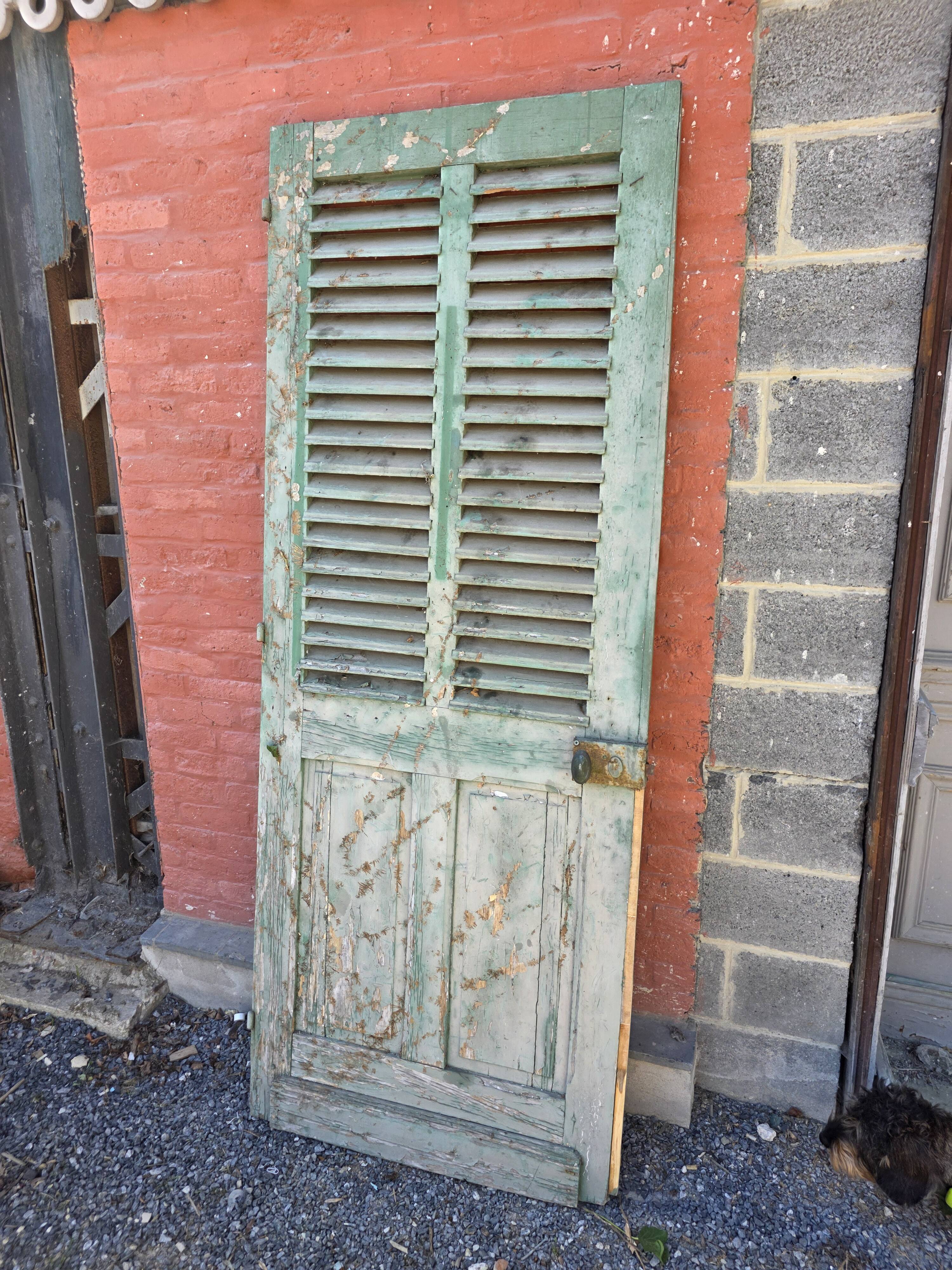 Old shutter door