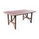Table basse pliante en rotin