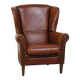 Beautiful classic sheepskin armchair with a beautiful appearance and a comfortable seat