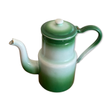 Coffee maker in enamelled sheet metal