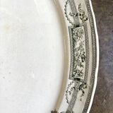 Oval ironstone dish from St Amand and Hamage, "Medallion" service