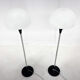 Paire de deux lampadaires par Jaroslav Bejvl pour Lidokov, années 1960