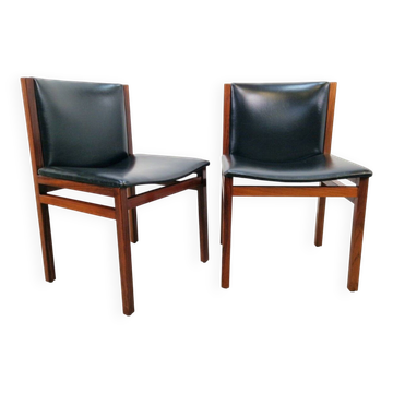 Vintage Chairs by Tito Agnoli for La Linéa, Italy, 1960, Set of 2