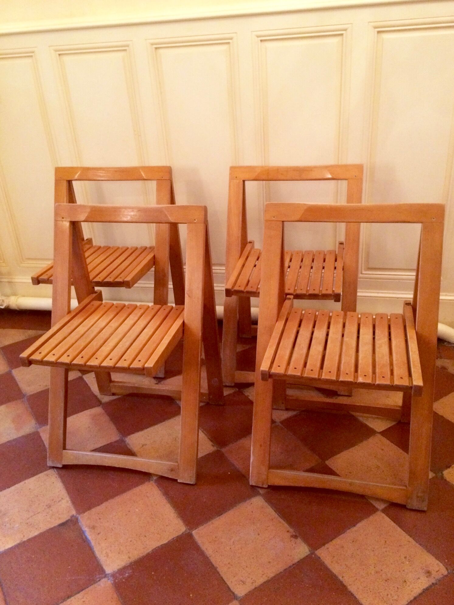 Set of four chairs