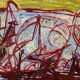 Russian abstract painting from 1990