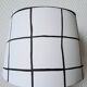 Vintage ceramic lamp and custom lampshade