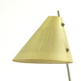 Lampe de table vintage en laiton, Tchécoslovaquie 1950