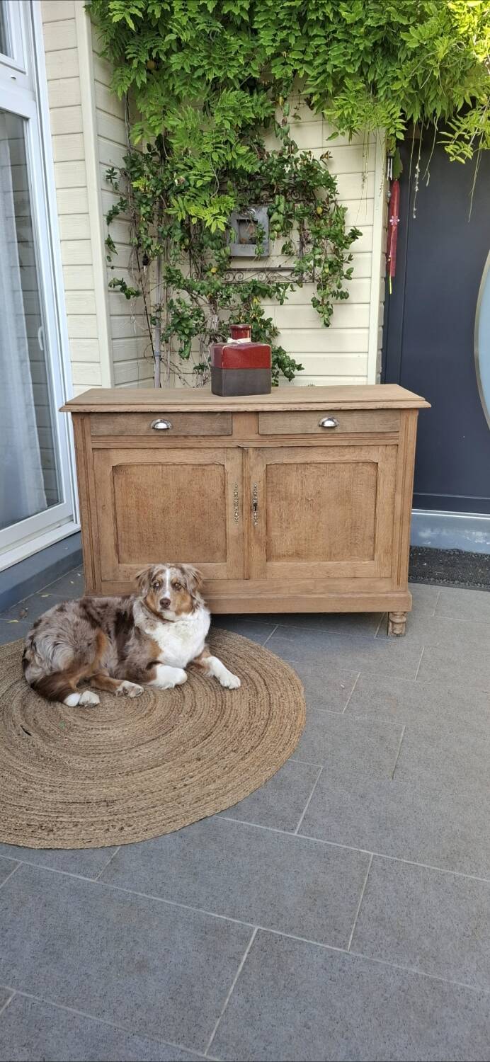Renovated old oak sideboard