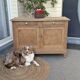 Renovated old oak sideboard