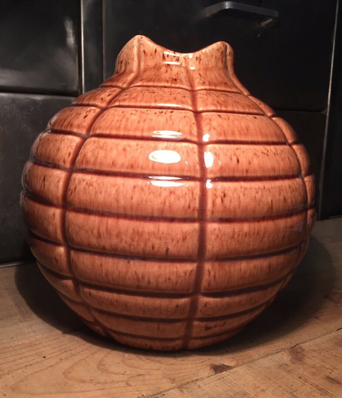 Vase en céramique signé Elgé