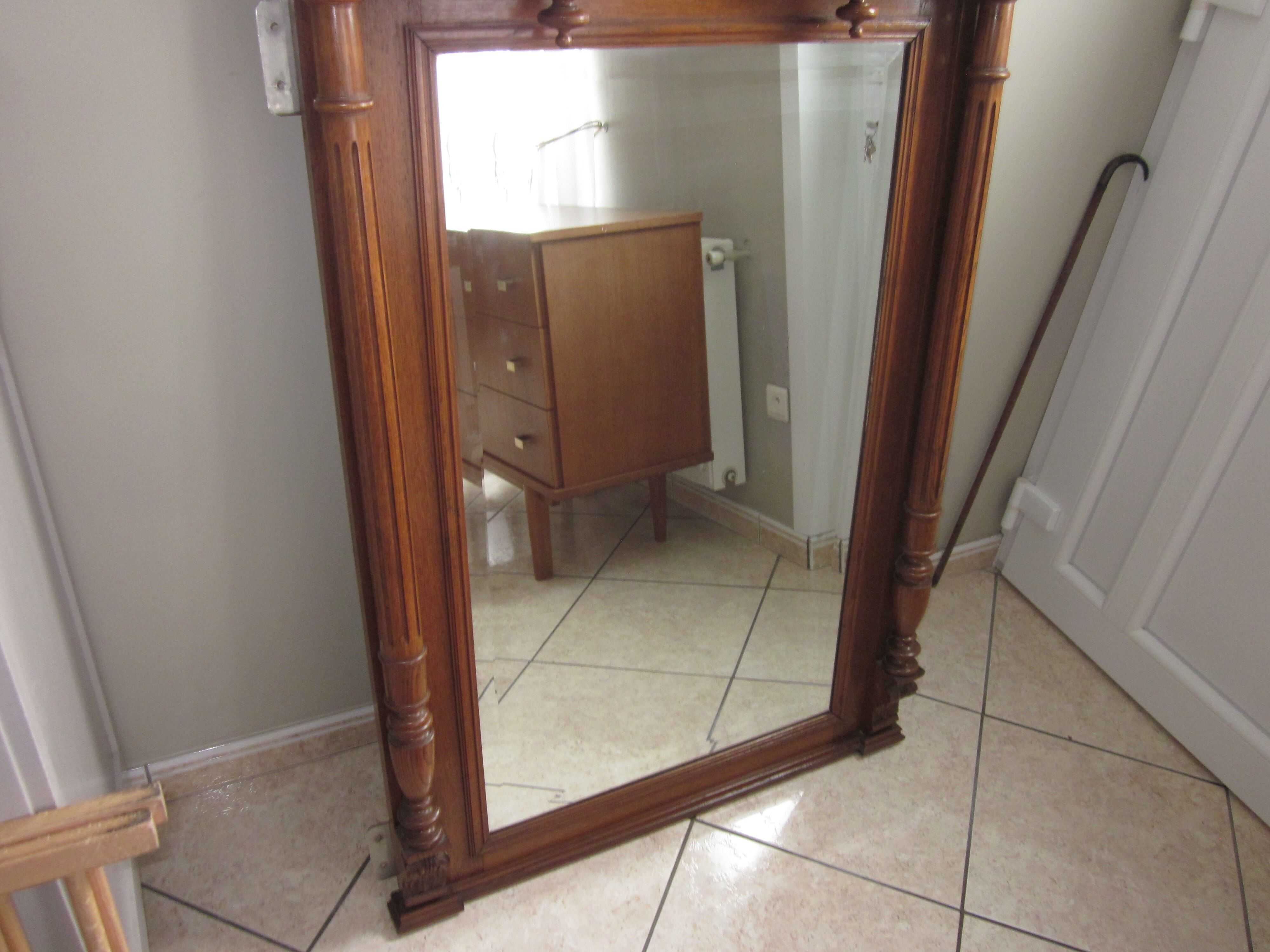 Mirror old trumeau Henri ll