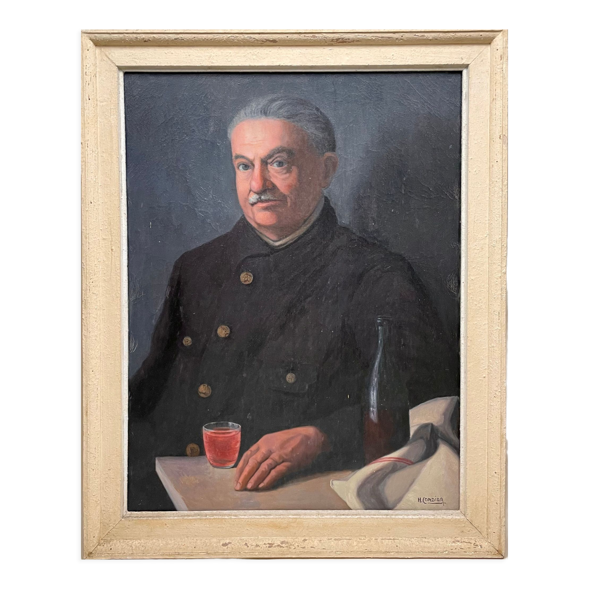 Portrait, Un petit verre de vin rouge