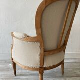 Fauteuil Bergère Louis XVI