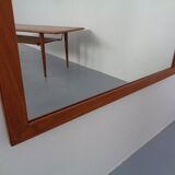 Large Danish No 368 Mirror in Teak by Aksel Kjersgaard, 1960s