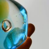 Multicolored Blown Glass Paperweight