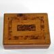 Thuya marquetry box 14 x 11 cm