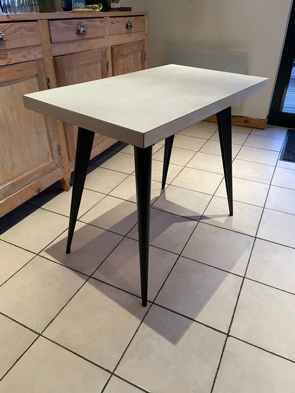 Table bistrot tolix vintage année 50/60