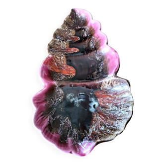 Vallauris-style leaf ceramic