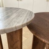 Minimalist style nesting coffee table