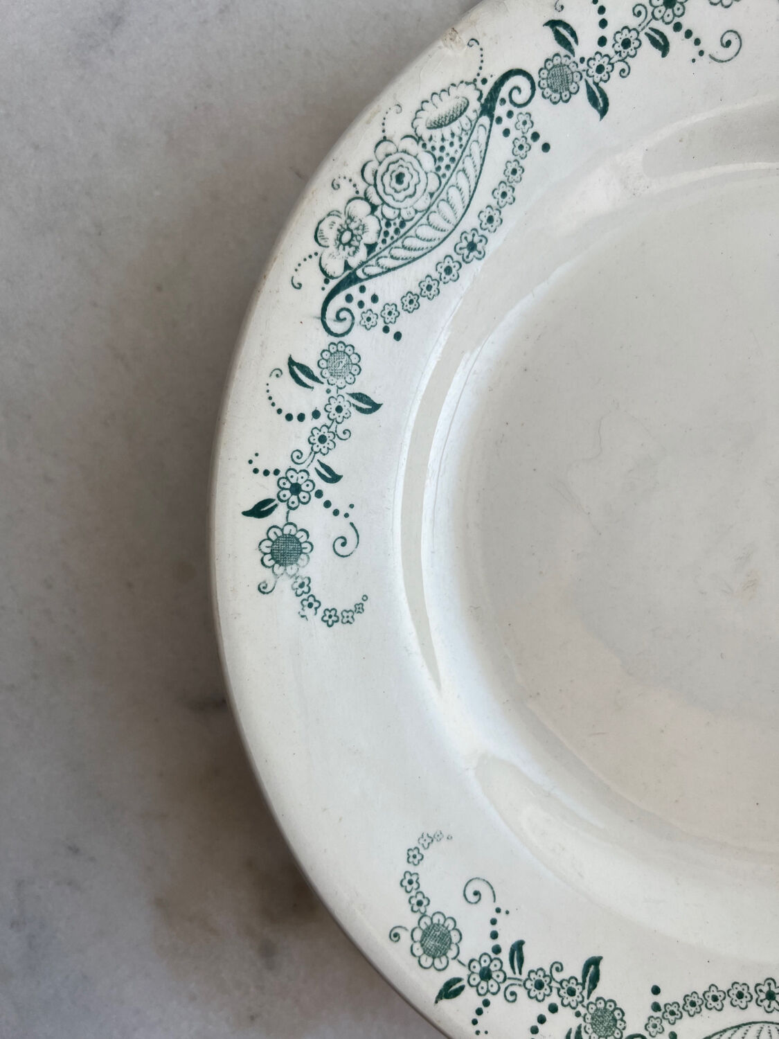 Set of 3 plates Ginette - Faïencerie nouvelle Givors France