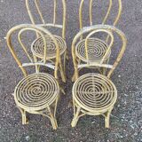 Chaises rotin