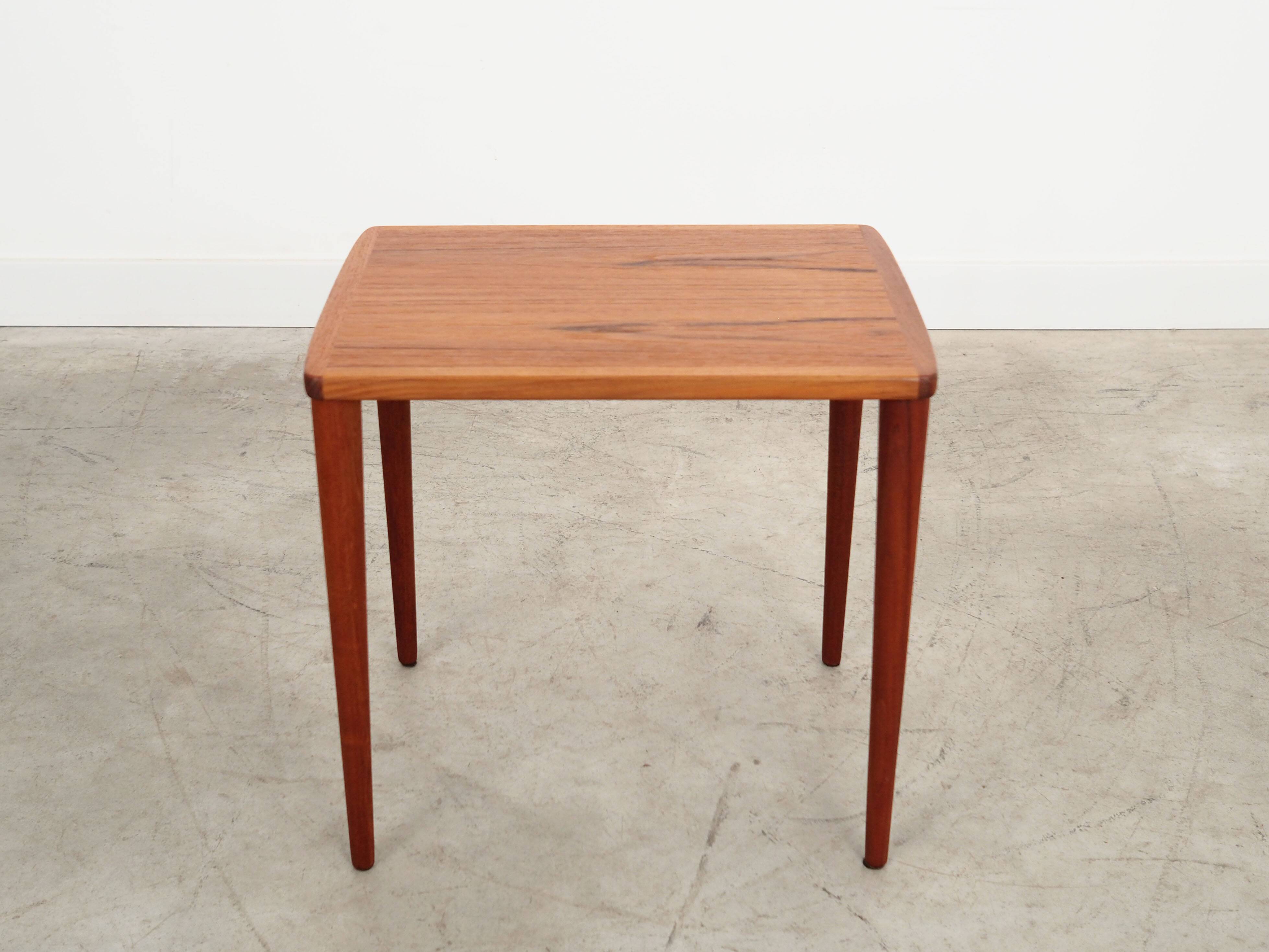 Teak coffee table, Danish design, 1970s, production: Denmark