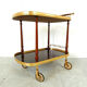 Neoclassical brass drinks trolley, 1960s