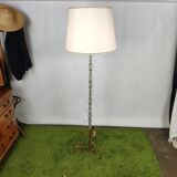 Glass and brass lamppost