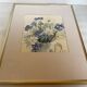 Cadre bouquet de fleurs aquarelle