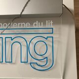 Illuminated vintage advertising sign