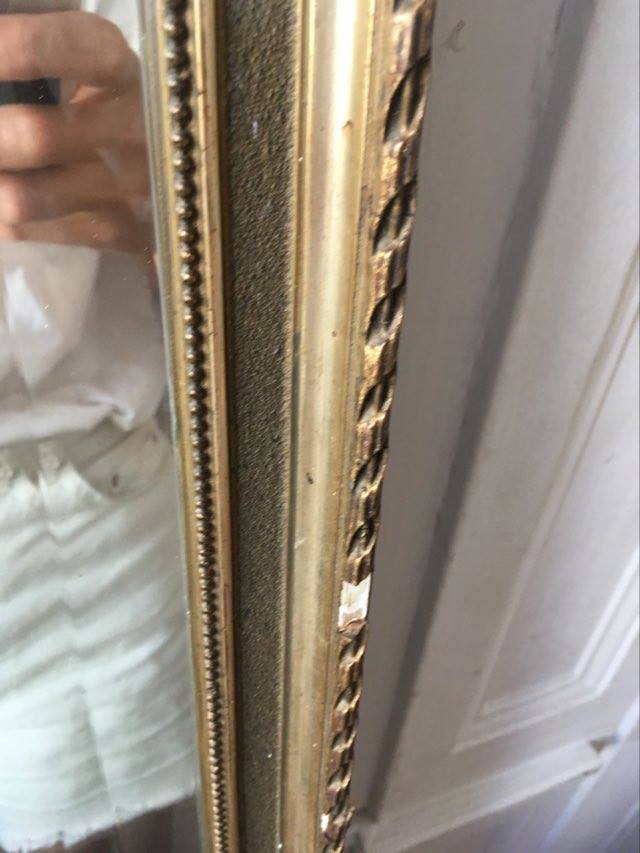 Large early mirror XXieme 88x157cm