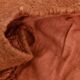 Kilim Turc Vintage Terracotta Uni, Tapis Naturel pour Salon et Chambre
