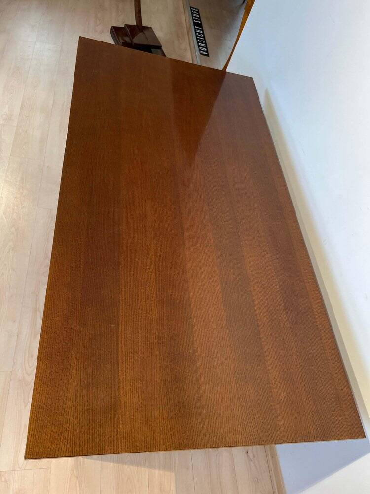 Vintage Bauhaus Oak Veneer Desk from Mücke & Melder, 1940s