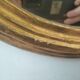 Round golden mirror, 46 cm