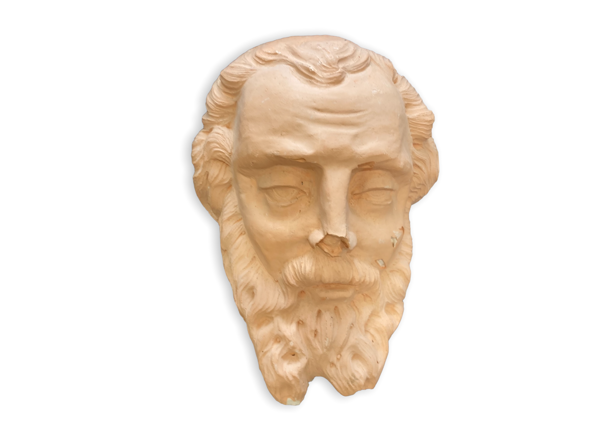 Antique style plaster head