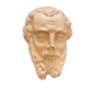 Antique style plaster head