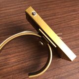 Midcentury vintage brass wall sconce