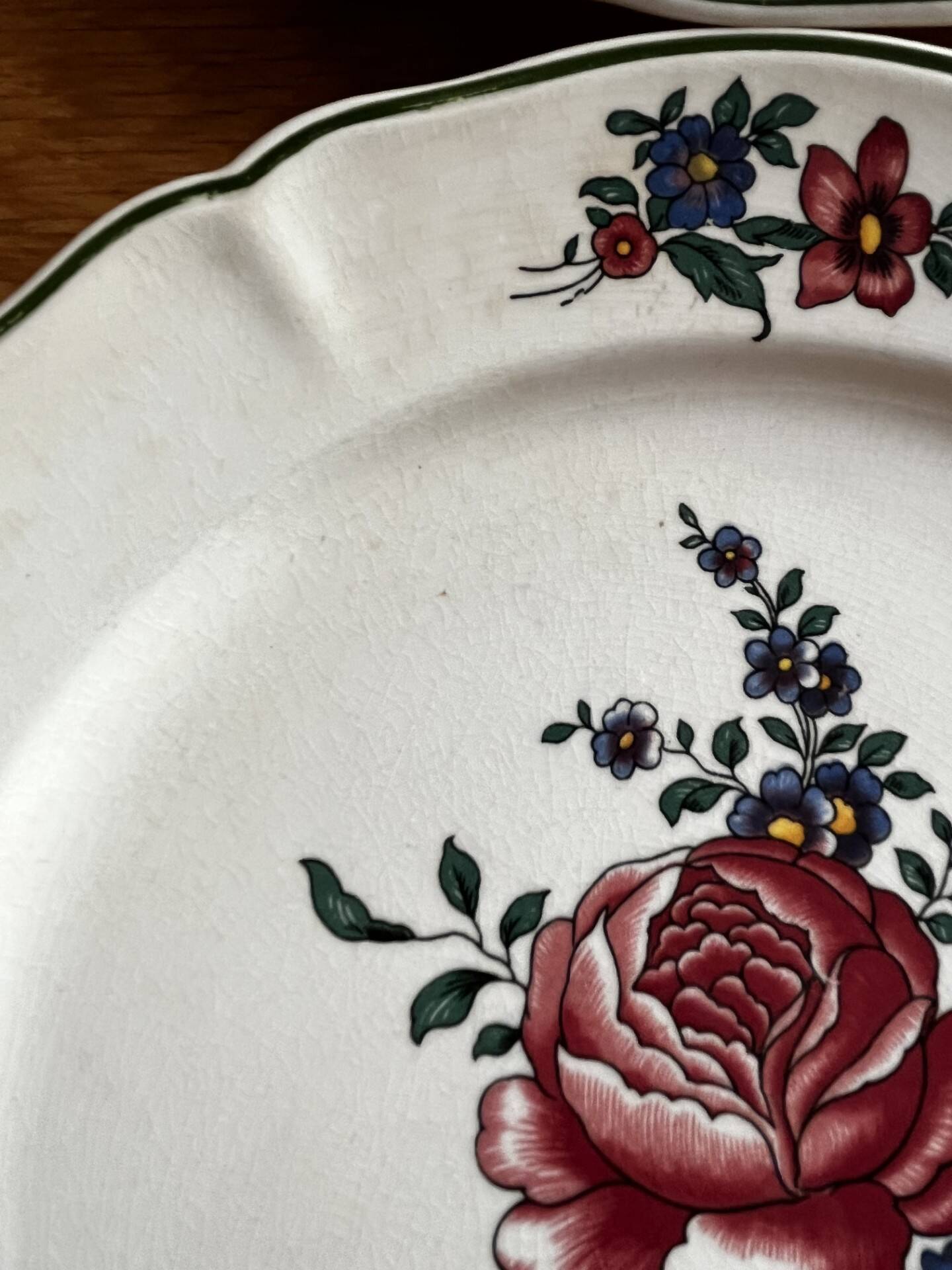 6 assiettes vintage Villeroy et Boch