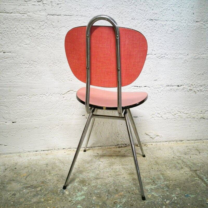 Red formica chair