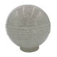White glass globe from Clichy