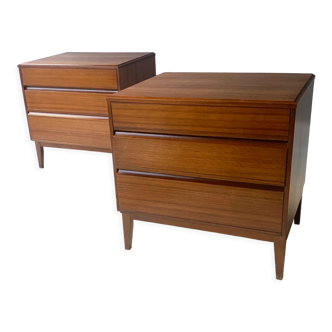 Pair of Danish 1960’s mid century bedside cabinets