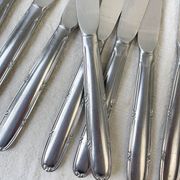 8 vintage stainless steel knives made in France