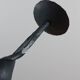 Vintage Mid Century brutalist handforged candleholder