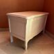 Coffre de rangement en bois blanc