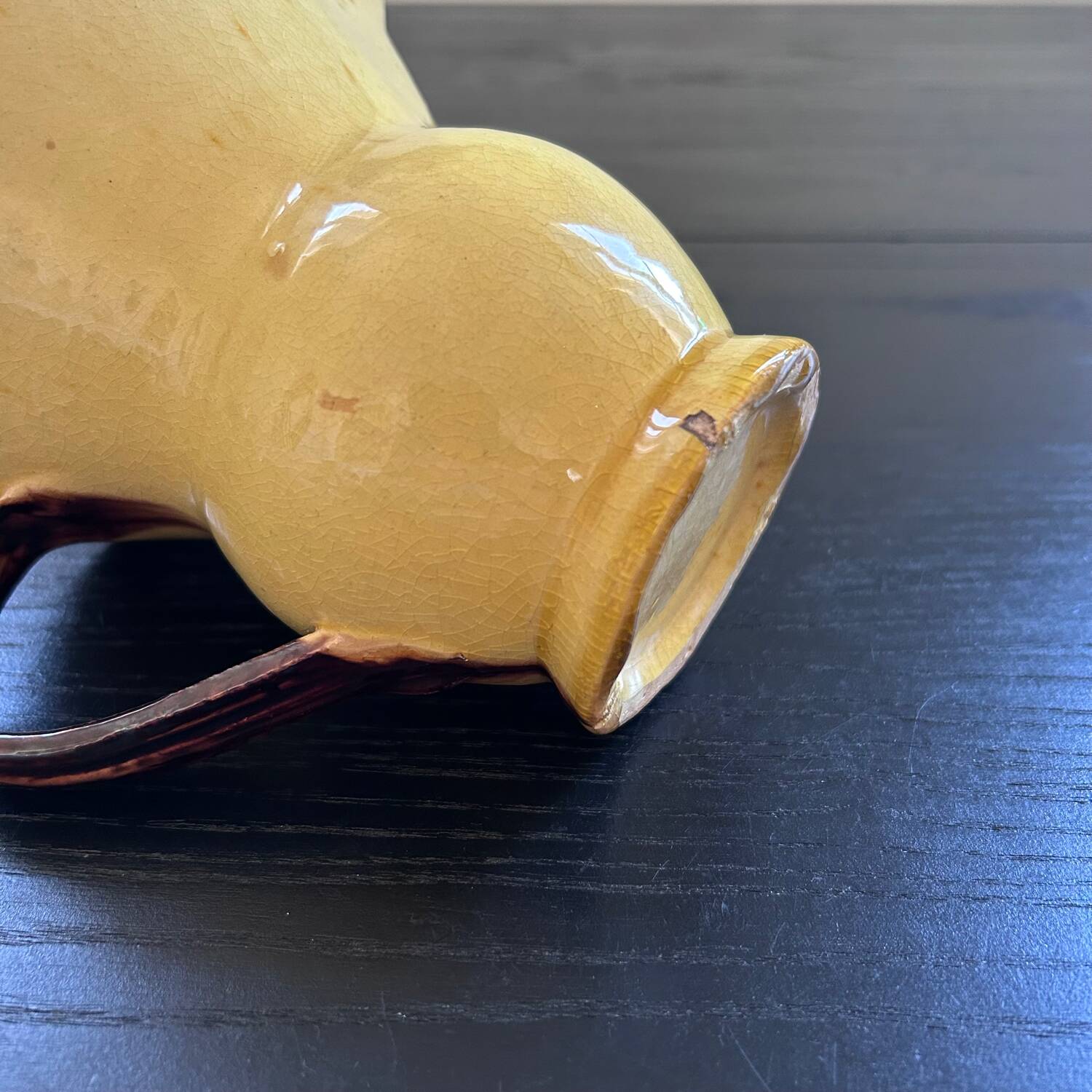 Provencal yellow pitcher